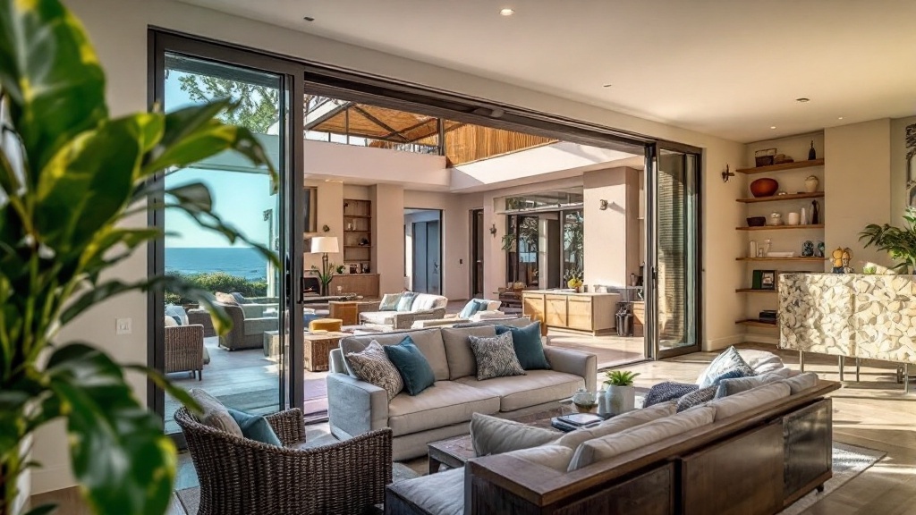 Aluminum Sliding Windows Enhance Villa Living