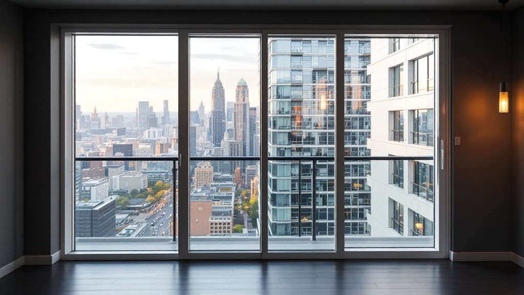 Aluminum Sliding Windows in High Rise Apartments