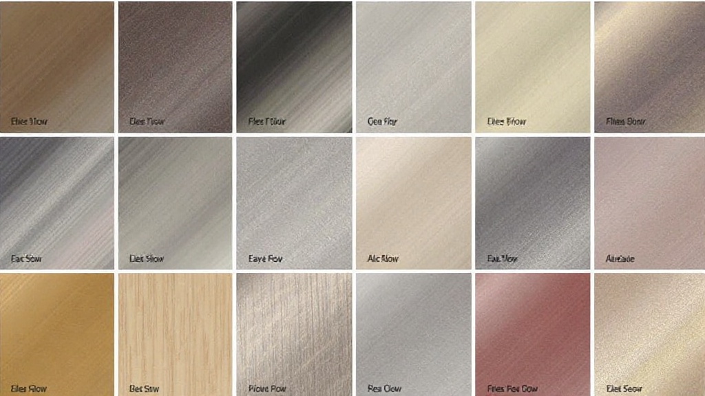 Aluminum color and Finish Options