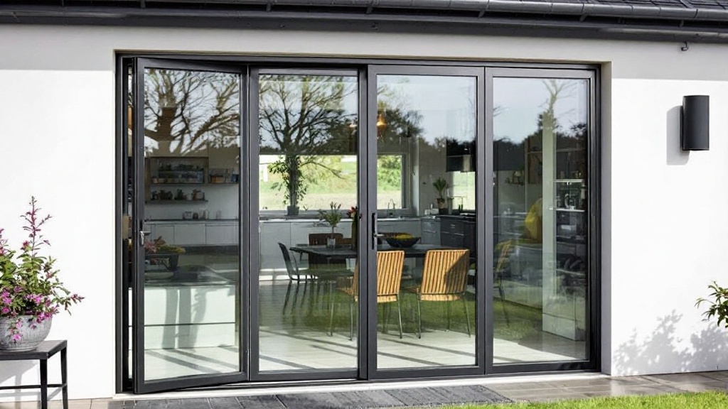 Aluminum folding door for Residential