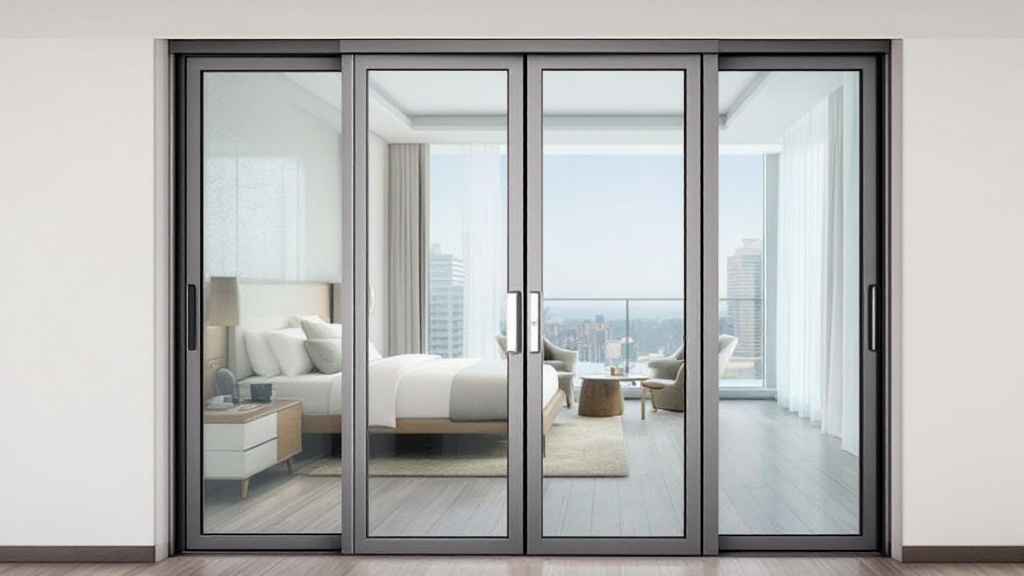 Aluminum folding door for Resorts