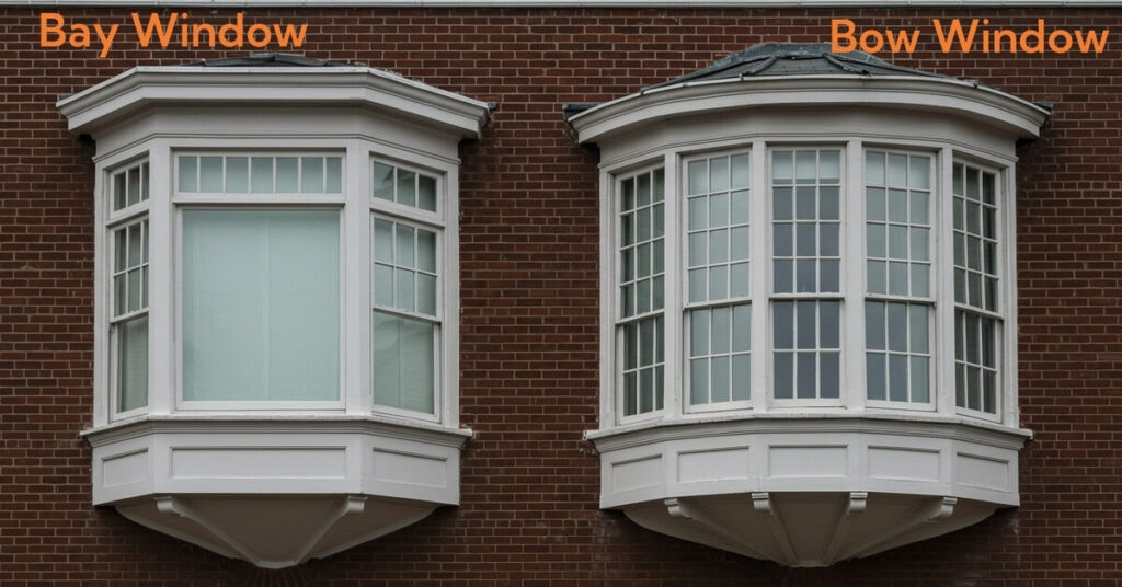 Bay Window vs Bow Window 1