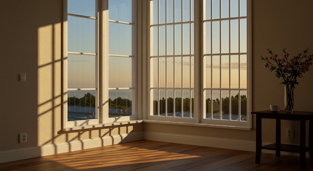 Corner Windows Include Grilles