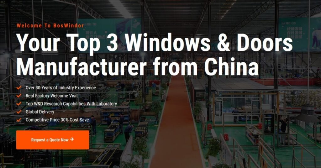 Your Top 3 Windows Doors Manufacturer from China