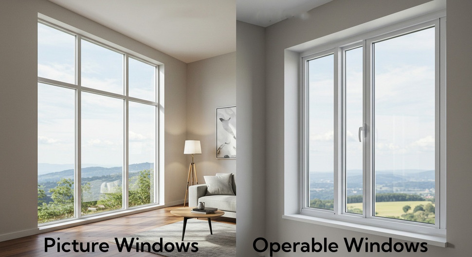 Picture Windows vs. Operable Windows 1