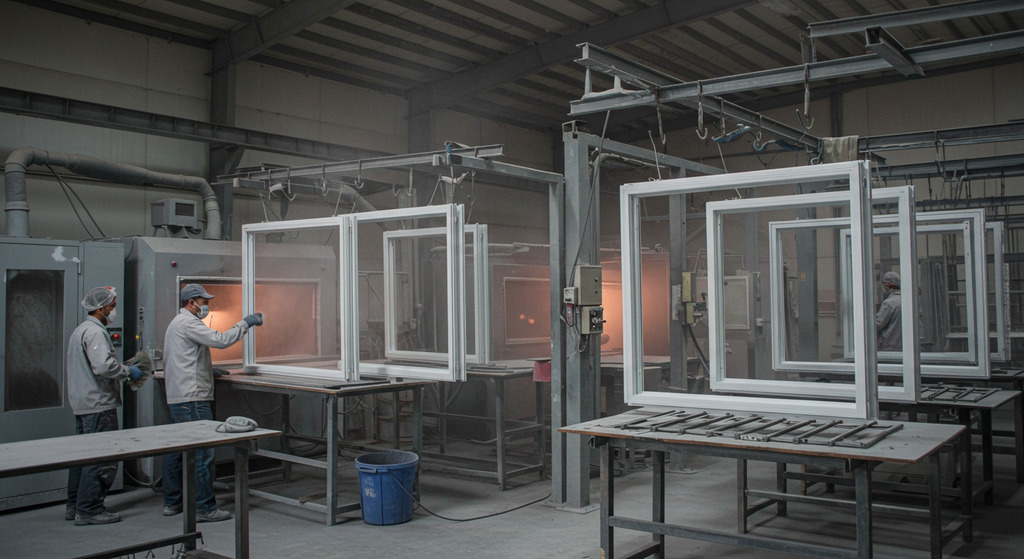 Powder Coating for Aluminium Windows Frames