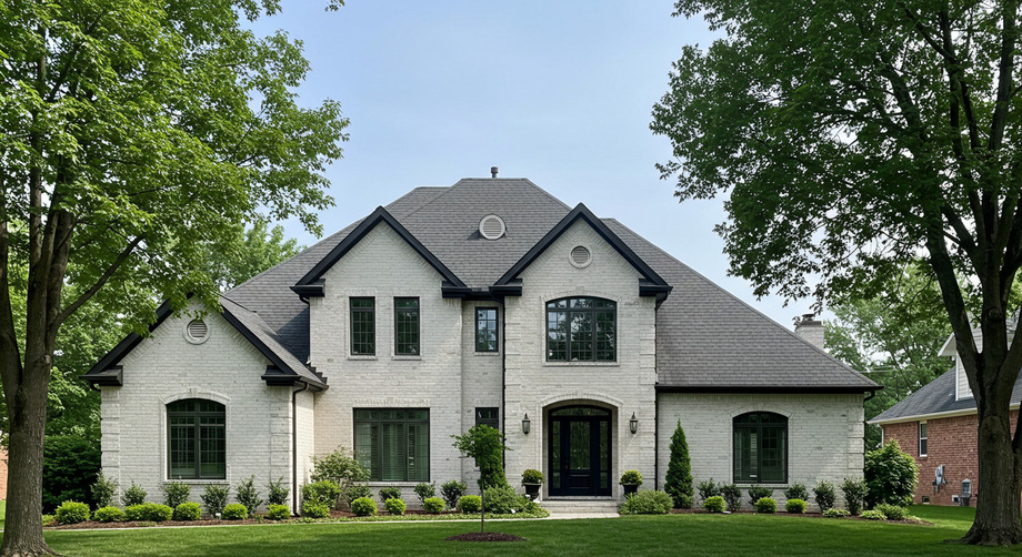 Aluminum Arched Windows for Villa