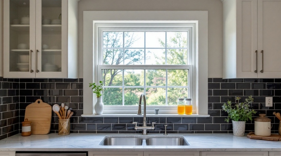 Double hung Window for Kitchen