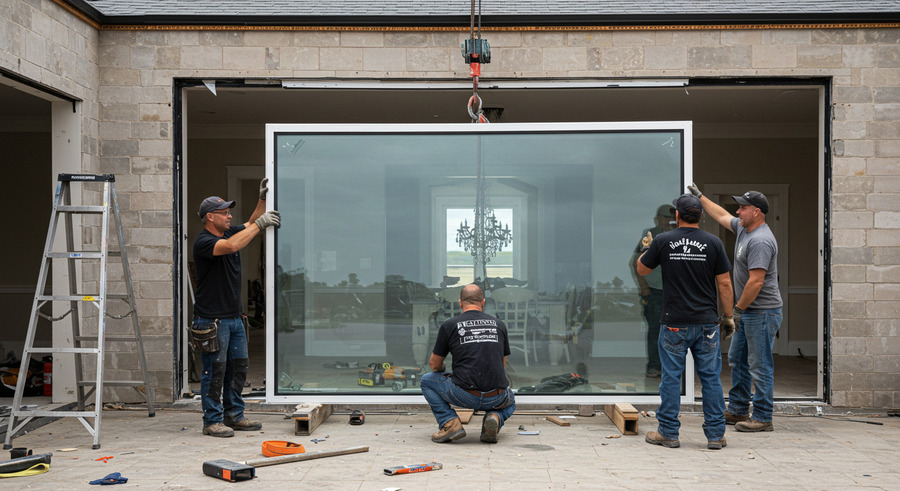 Installing Aluminum Window Walls