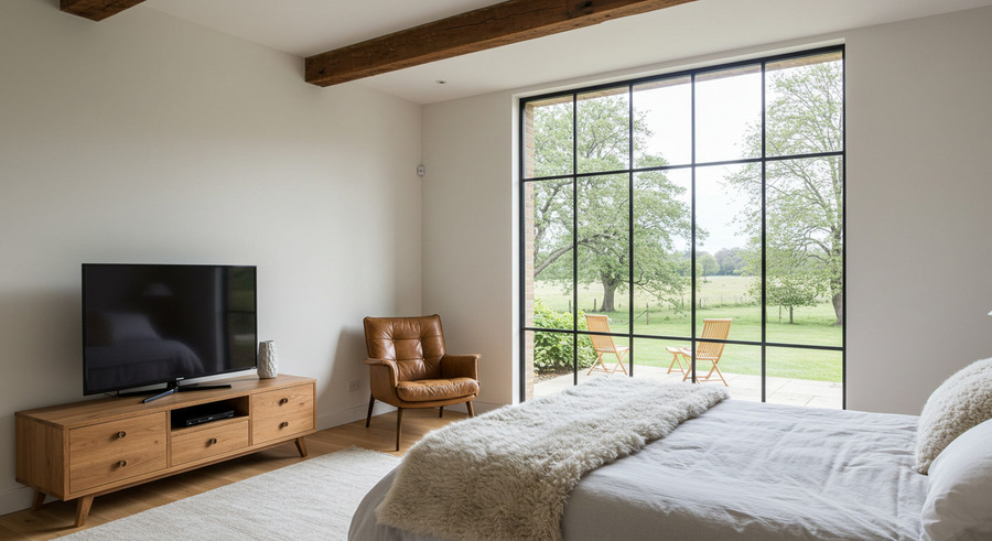 Window Walls for Bedroom