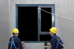 09 Window frame horizontal positioning
