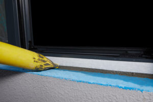 16 Filling with caulk