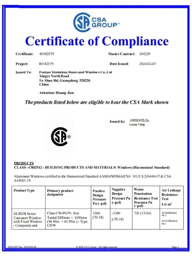 CSA Certification