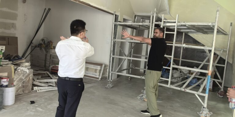 Customer on site consultation design plan