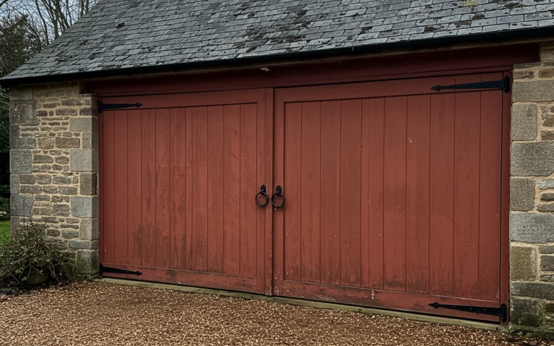 Swing Out Garage Doors