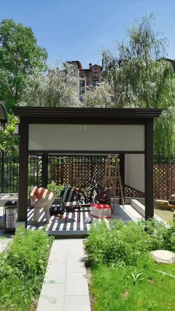 Aluminum Gazebos Installation00003