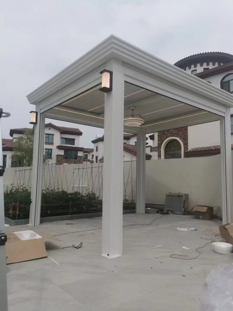 Aluminum Gazebos Installation00006