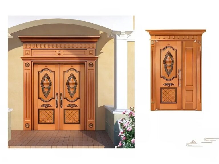 Copper Entry Doors A01