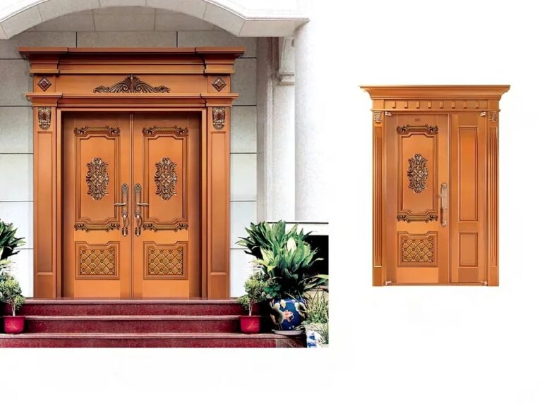 Copper Entry Doors A03