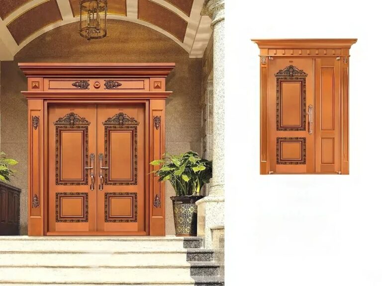 Copper Entry Doors A05