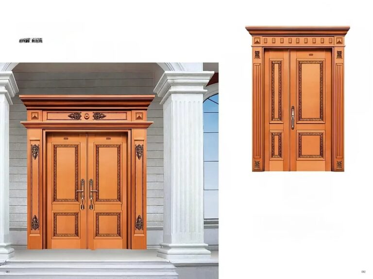 Copper Entry Doors A07