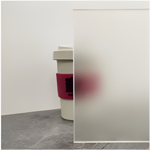 Extra white frosted glass