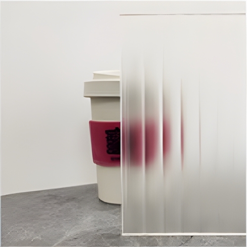 Super white rainbow frosted glass