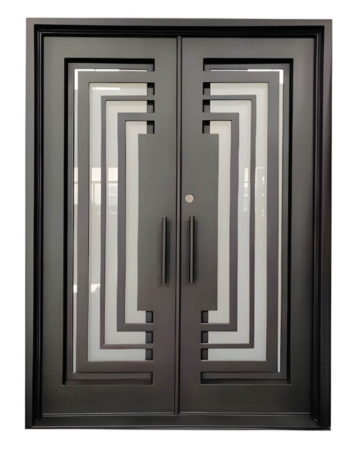 Double Steel Front Door 5