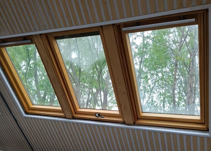 Upward Opening Skylight