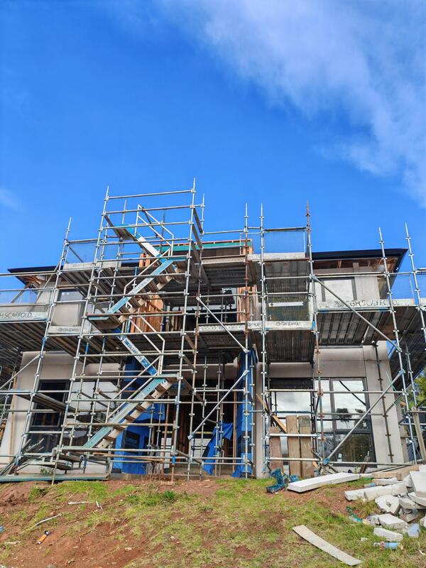 Residential Project Builder building a house