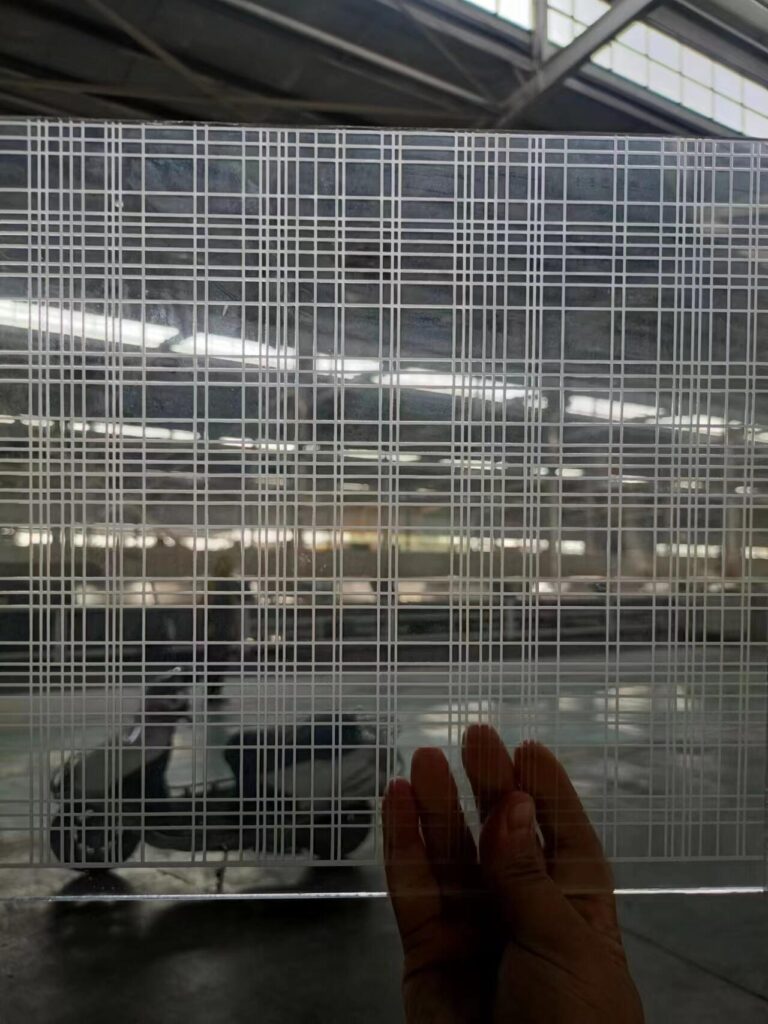 Acid Etched Glass 1
