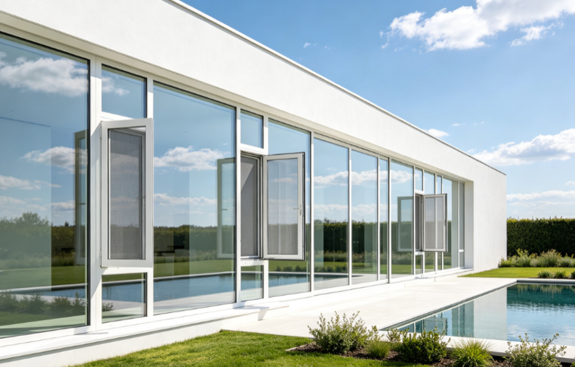 窗纱一体平开窗 Integrated Screen Casement Window